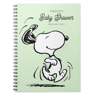 Peanuts | Snoopy Baby Shower Guest & Gift List Notebook