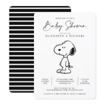 Peanuts Snoopy - Baby Shower Invitation