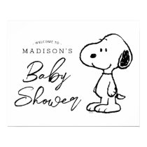Peanuts Snoopy | Baby Shower Poster