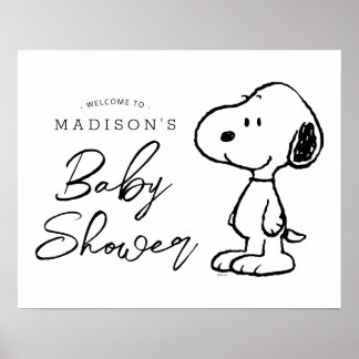 Peanuts Snoopy | Baby Shower Poster