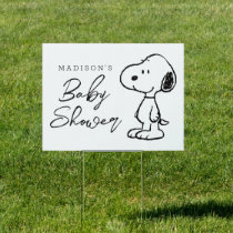 Peanuts Snoopy | Baby Shower Sign