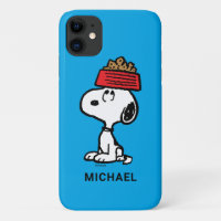 Peanuts | Snoopy Balancing His Dog Dish iPhone 11 Case