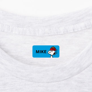 Peanuts | Snoopy Balancing His Dog Dish Kids' Labels
