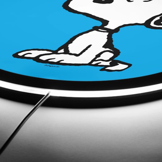 Peanuts | Snoopy Balancing His Dog Dish LED Sign (Edge)