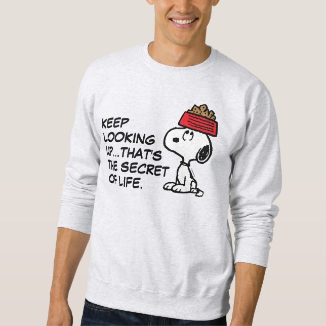 Peanuts | Snoopy Balancing His Dog Dish Sweatshirt (Front)