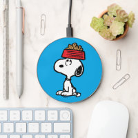 Peanuts | Snoopy Balancing His Dog Dish Wireless Charger