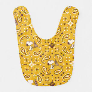Peanuts Snoopy Bandana Cowboy Baby Bib