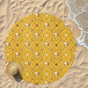 Peanuts Snoopy Bandana Cowboy Beach Towel