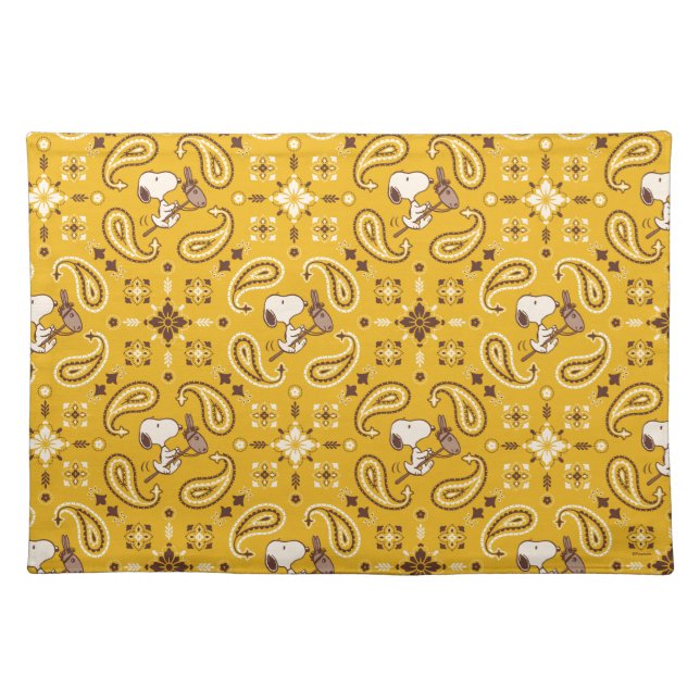 Peanuts | Snoopy Bandana Cowboy Cloth Placemat (Front)