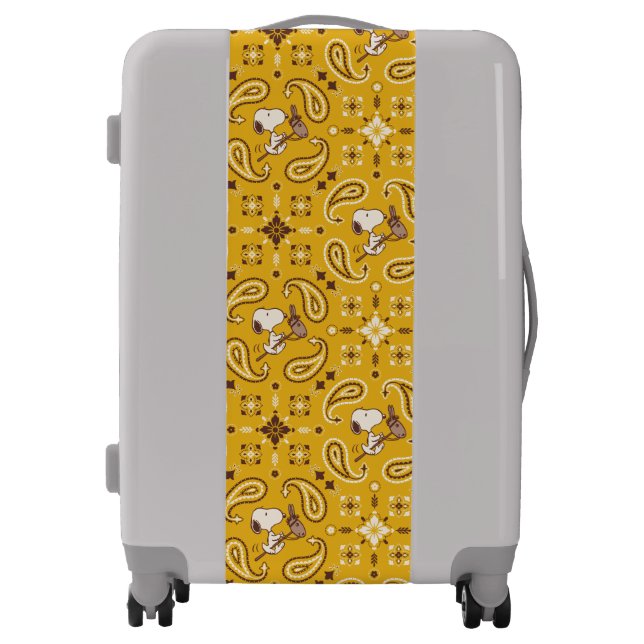Peanuts | Snoopy Bandana Cowboy Luggage (Front)
