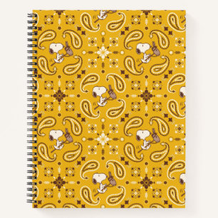 Peanuts Snoopy Bandana Cowboy Notebook