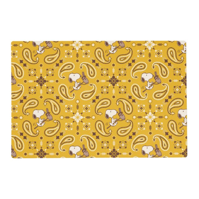 Peanuts | Snoopy Bandana Cowboy Placemat (Front)