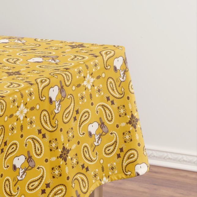 Peanuts | Snoopy Bandana Cowboy Tablecloth (In Situ)