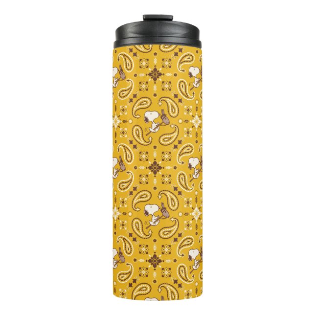 Peanuts | Snoopy Bandana Cowboy Thermal Tumbler (Front)