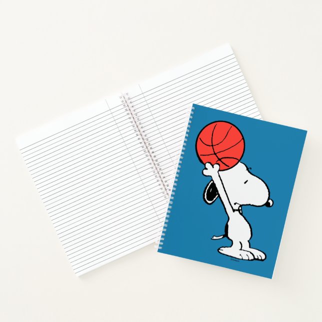 Peanuts | Snoopy Basketball Hoop Shot Notebook (Inside)