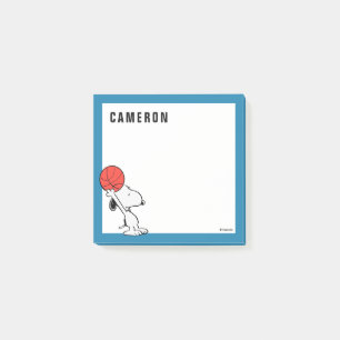 Peanuts Snoopy Basketball Hoop Shot Post-it Notes