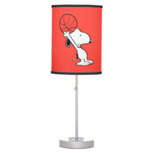 Peanuts Snoopy Basketball Hoop Shot Table Lamp