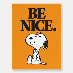 Peanuts Snoopy Be Nice Foam Board