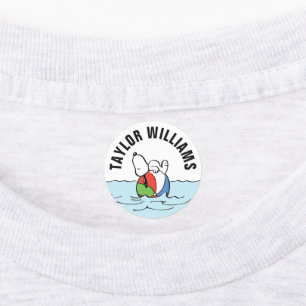 Peanuts Snoopy Beach Ball Beach Kids' Labels