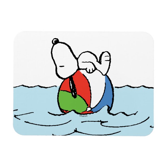 Peanuts | Snoopy Beach Ball Beach Magnet (Horizontal)