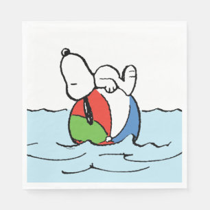 Peanuts   Snoopy Beach Ball Beach Napkins