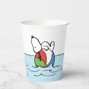 Peanuts   Snoopy Beach Ball Beach Paper Cups