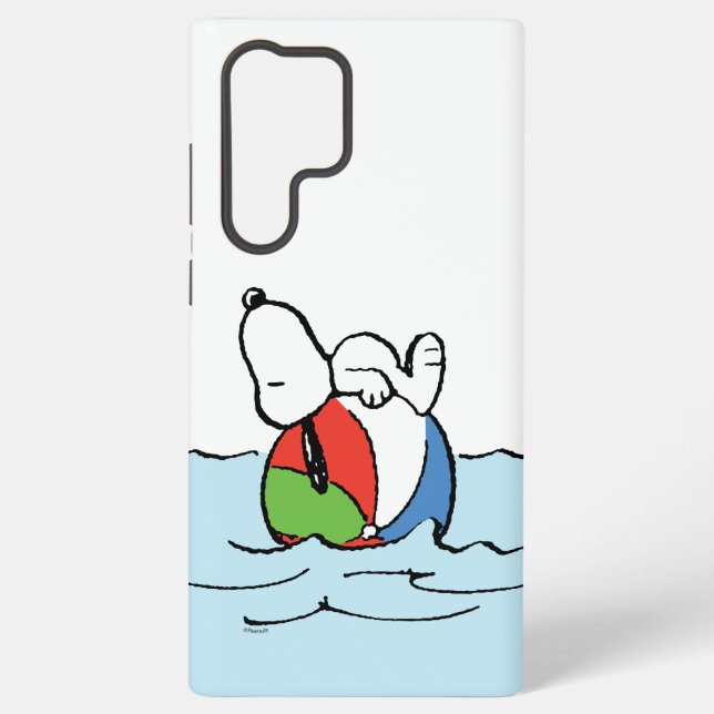 Peanuts | Snoopy Beach Ball Beach Samsung Galaxy Case (Back)