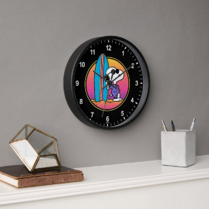 Peanuts   Snoopy Beach Beagle Clock