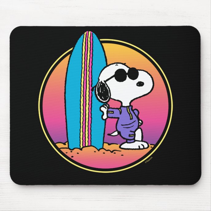 Peanuts | Snoopy Beach Beagle Mouse Pad