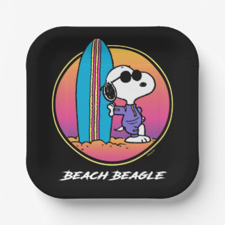 Peanuts | Snoopy Beach Beagle Paper Plates