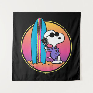 Peanuts Snoopy Beach Beagle Tapestry