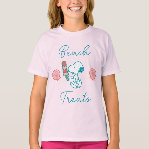 Peanuts  Snoopy Beach Break T_Shirt