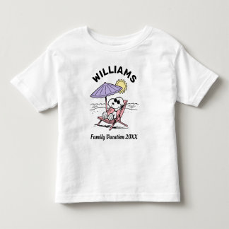 Peanuts | Snoopy Beach Family Vacation Toddler T-shirt