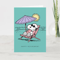 Peanuts | Snoopy Beach Retirement | Add Your Photo