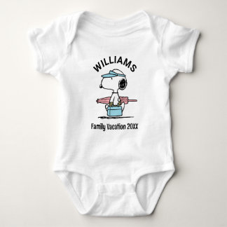 Peanuts | Snoopy Beach Walk Family Vacation Baby Bodysuit