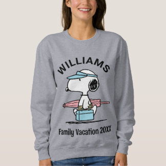 Peanuts | Snoopy Beach Walk Family Vacation Sweatshirt