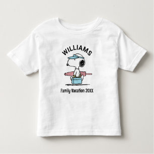 Peanuts Snoopy Beach Walk Family Vacation Toddler T-shirt