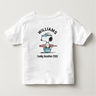 Peanuts Snoopy Beach Walk Family Vacation Toddler T-shirt