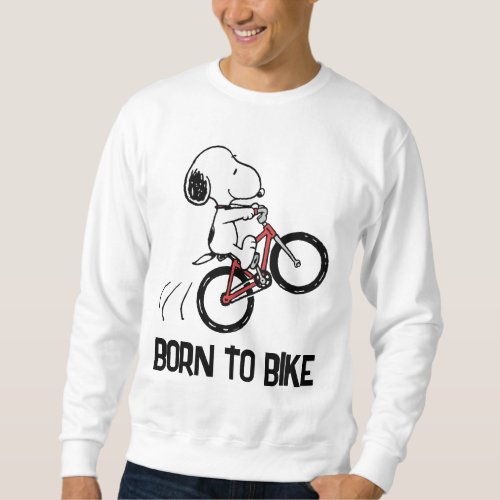Peanuts  Snoopy Bicycle Wheelie Sweatshirt