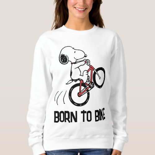 Peanuts  Snoopy Bicycle Wheelie Sweatshirt
