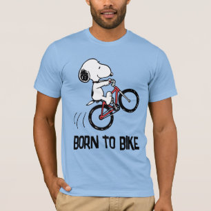 Peanuts Snoopy Bicycle Wheelie T-Shirt