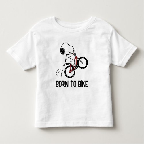 Peanuts  Snoopy Bicycle Wheelie Toddler T_shirt