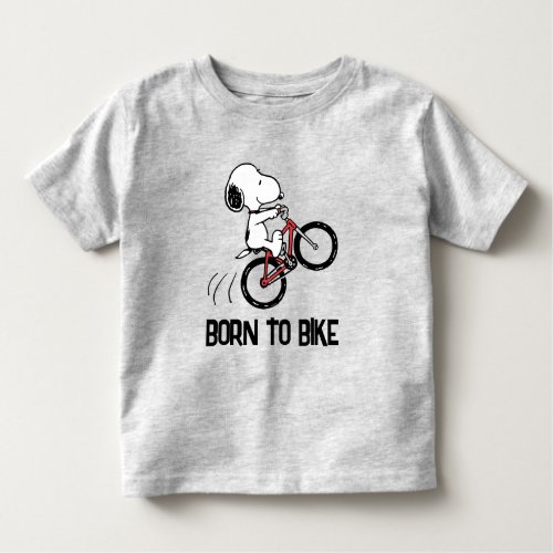 Peanuts  Snoopy Bicycle Wheelie Toddler T_shirt