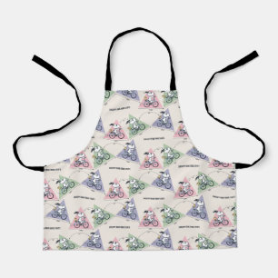 Peanuts   Snoopy Bike Ride Stats Apron