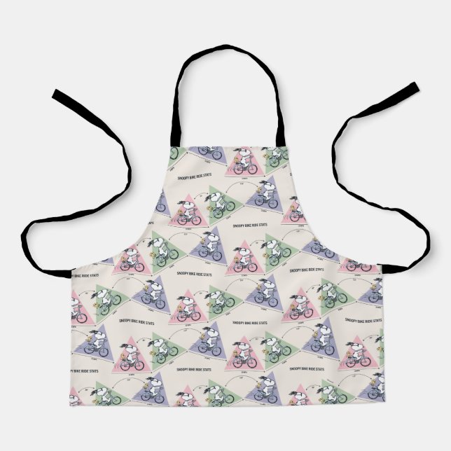 Peanuts | Snoopy Bike Ride Stats Apron (Front)