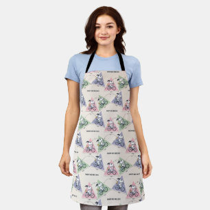 Peanuts   Snoopy Bike Ride Stats Apron