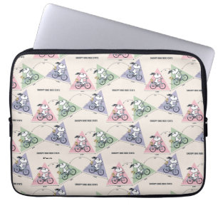 Peanuts   Snoopy Bike Ride Stats Laptop Sleeve