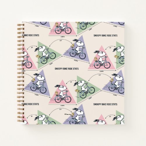 Peanuts  Snoopy Bike Ride Stats Notebook