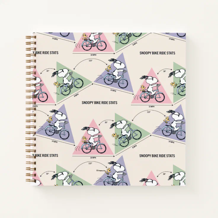 Peanuts | Snoopy Bike Ride Stats Notebook