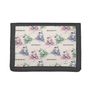 Peanuts Snoopy Bike Ride Stats Tri-fold Wallet